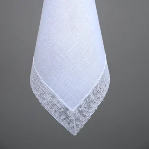 Filigree Lace Linen Handkerchief